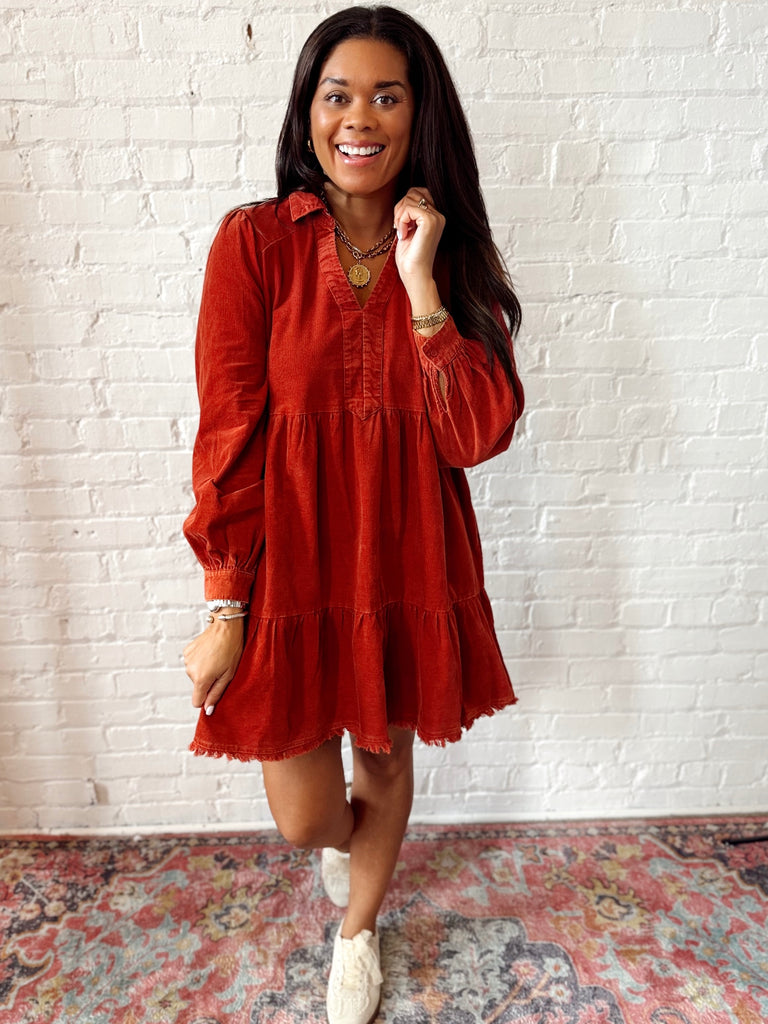 Crimson Harvest Dress