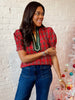 Yuletide Plaid Top