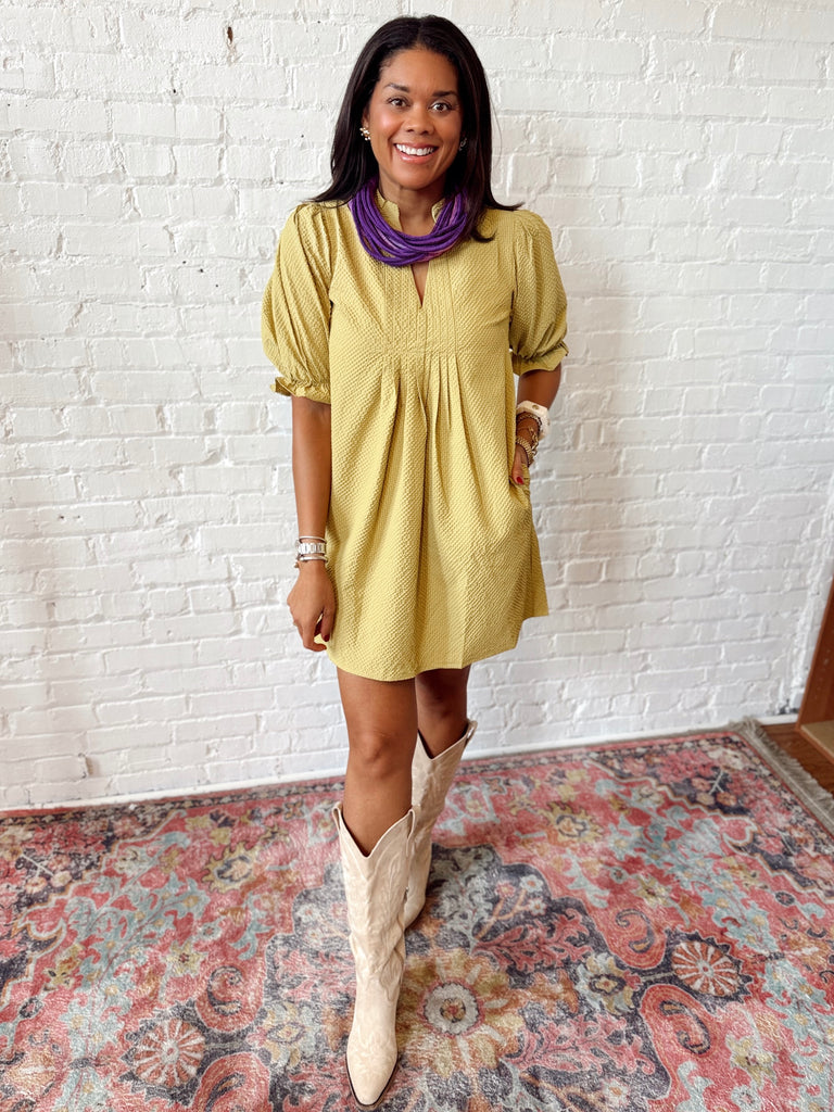 Game Day Gold Dress