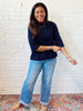 Agnes Knit Sweater - Navy