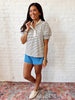Old Money Stripe Top