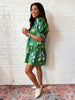 Emerald Petals Dress