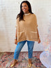 Fireside Poncho Tan