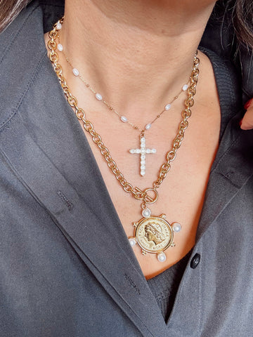 Sandbar Beaded Necklace