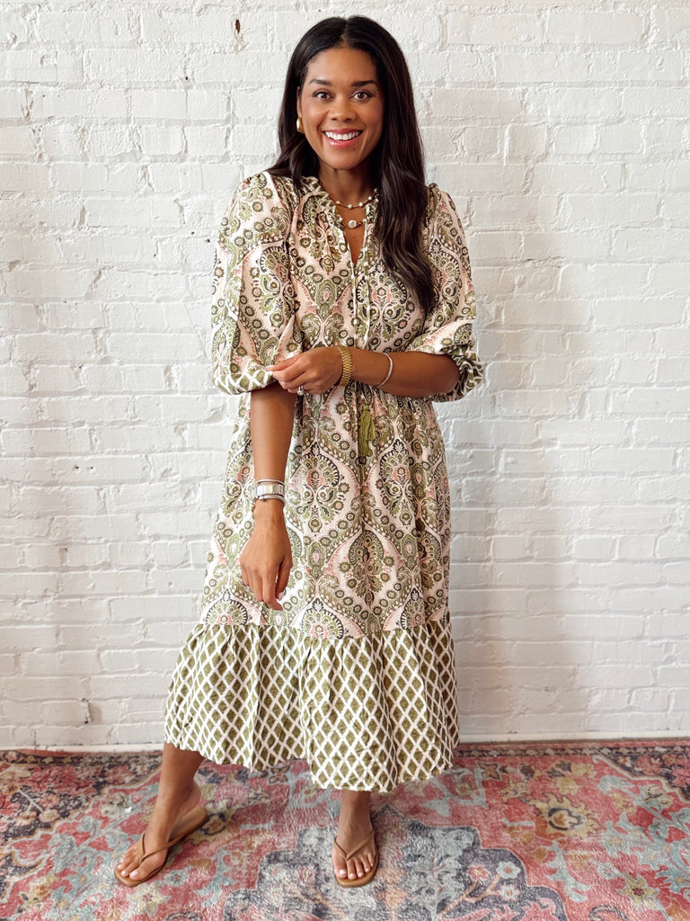 Palmetto Pink Midi