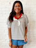 Old Money Stripe Top