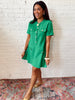 Emerald Luxe Dress