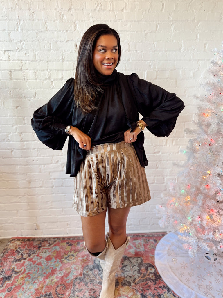 Cheers! Metallic Shorts