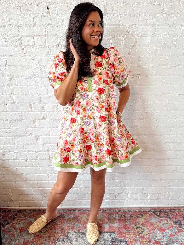 Versailles Floral Mini Dress