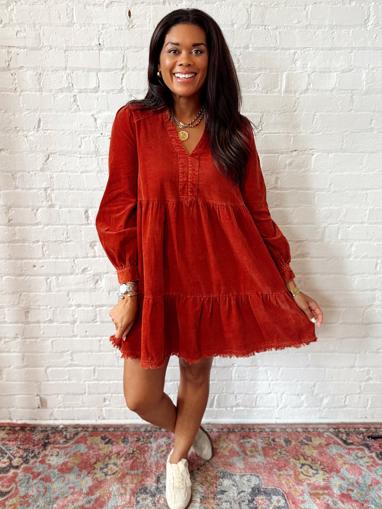 Crimson Harvest Dress