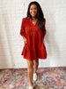 Crimson Harvest Dress