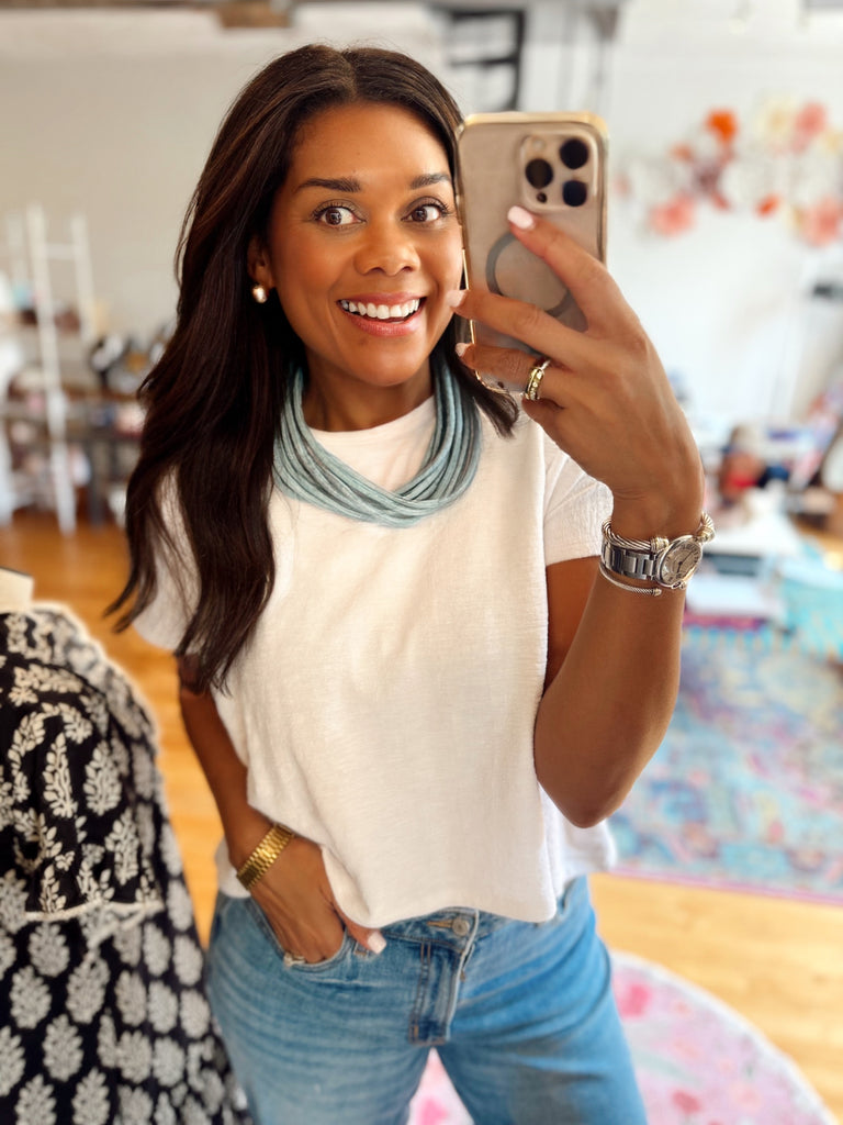 Rope Necklace Blue