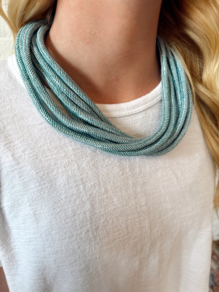 Rope Necklace Blue