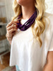 Rope Necklace Purple
