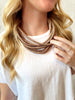 Rope Necklace Tan
