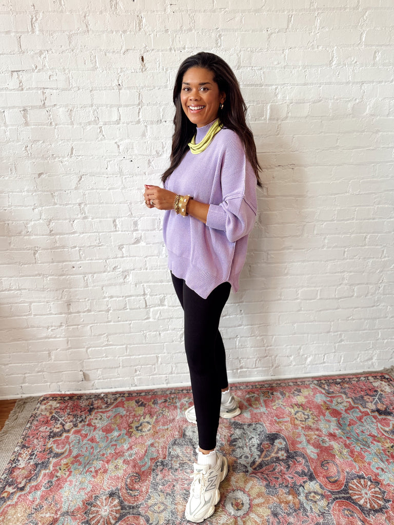 Everyday Luxe Sweater Lavender