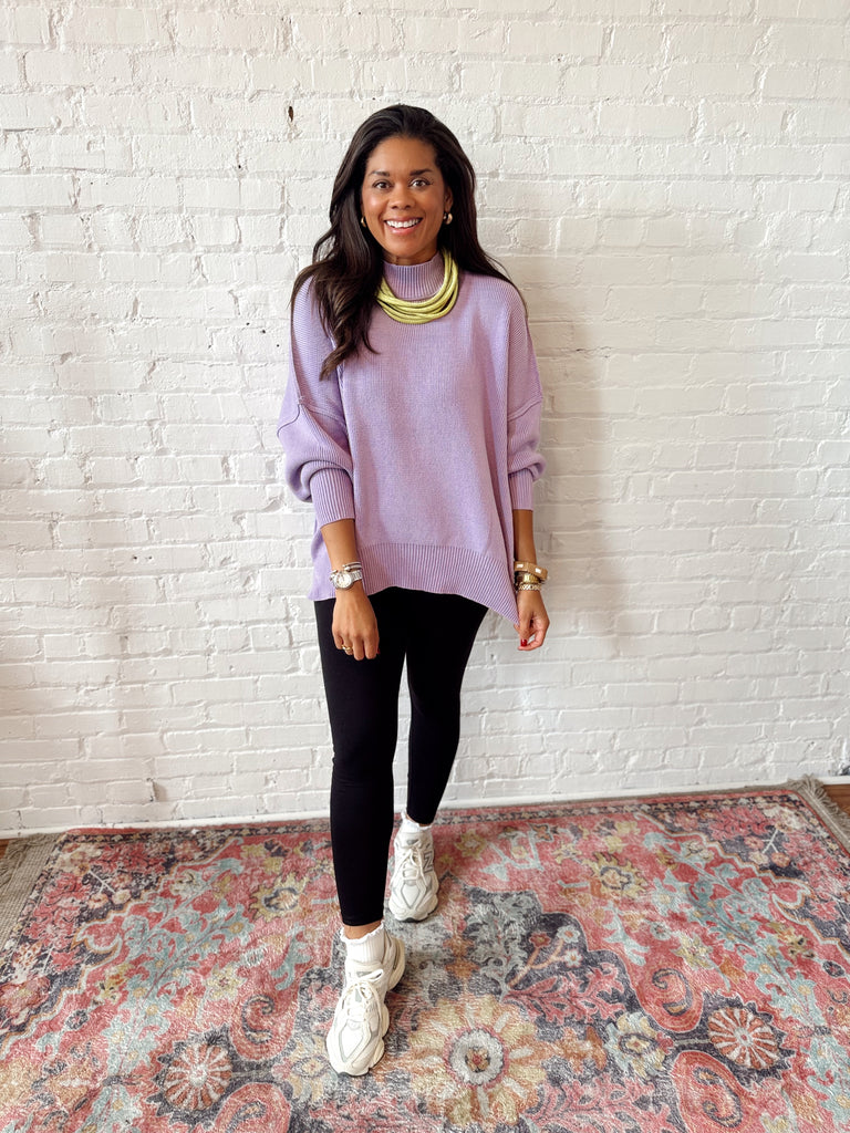 Everyday Luxe Sweater Lavender