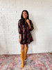 Autumn Dusk Floral Dress