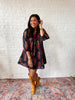 Autumn Dusk Floral Dress