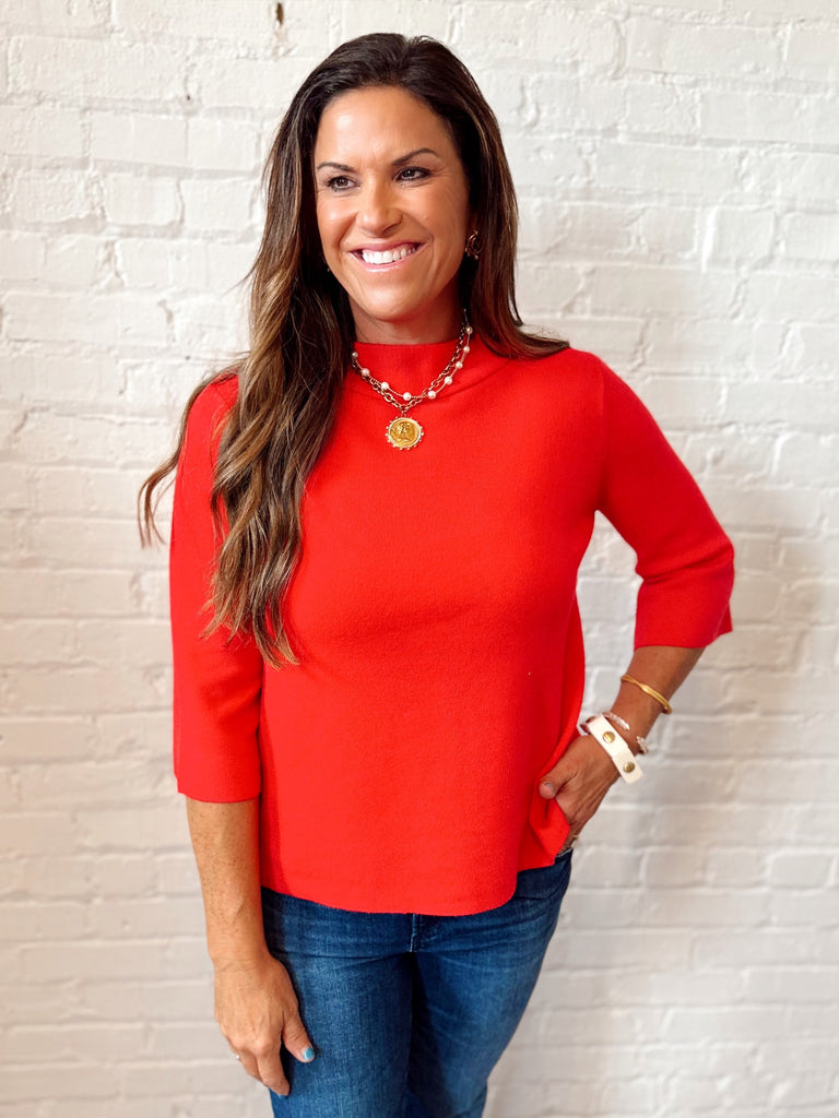 Agnes Sweater Red