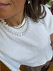 White Beaded Necklace
