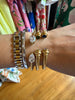 Blue Cable Cuff