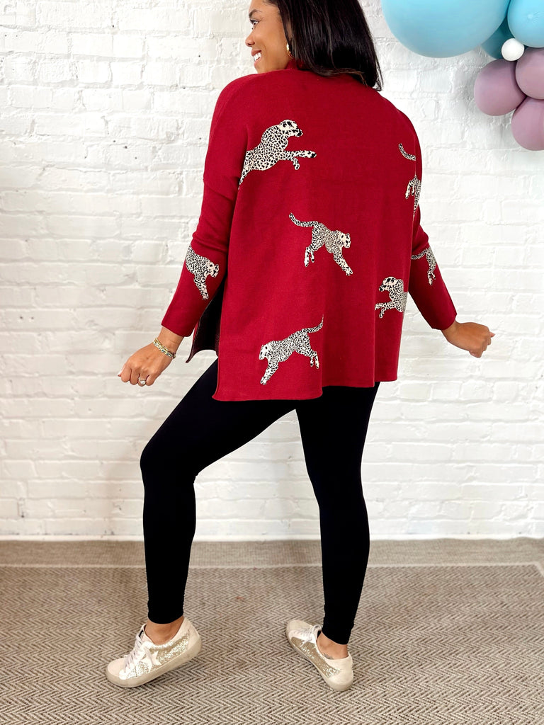 Halee Sweater Burgundy
