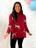 Halee Sweater Burgundy