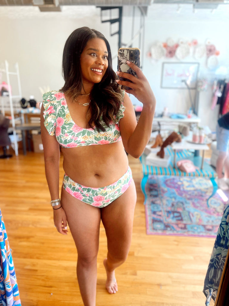 2 Piece Floral Swimmie