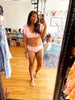 2 Piece Pink Gingham Swimmie