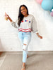 America Sequined Sweatshirt
