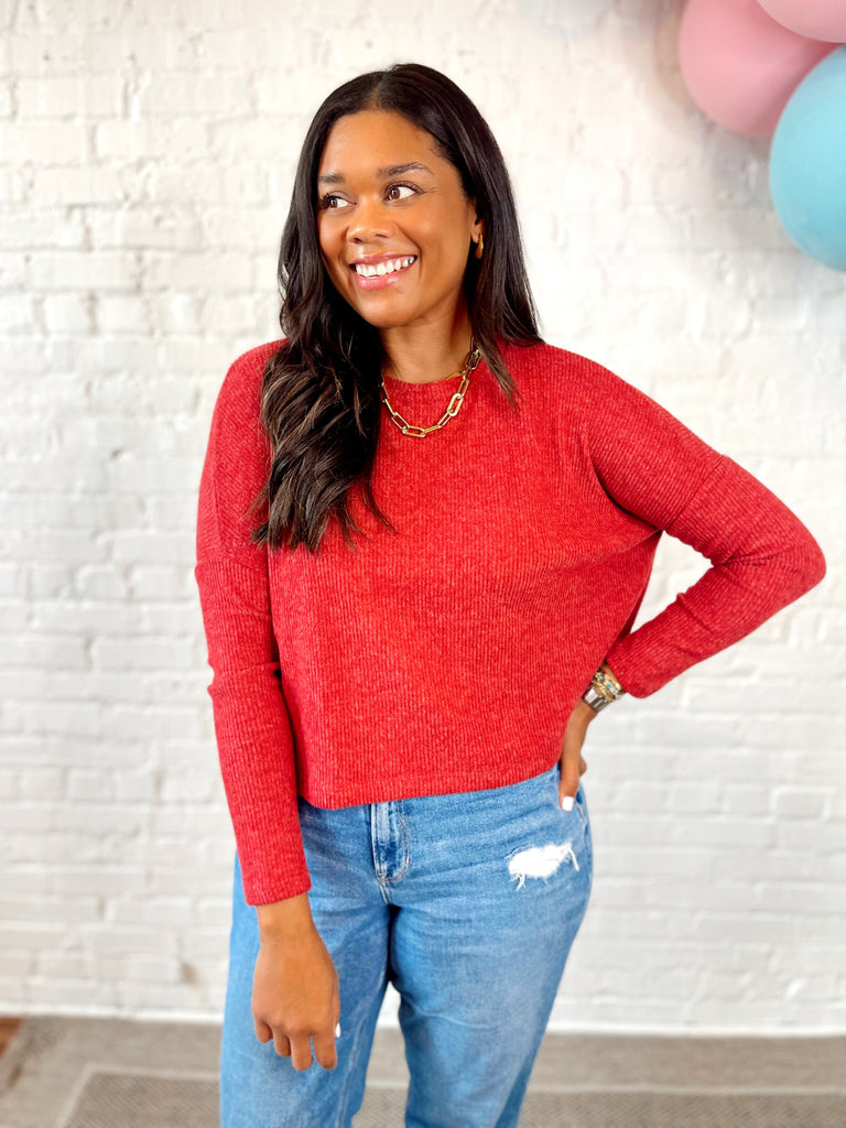Changing Seasons Knit Red