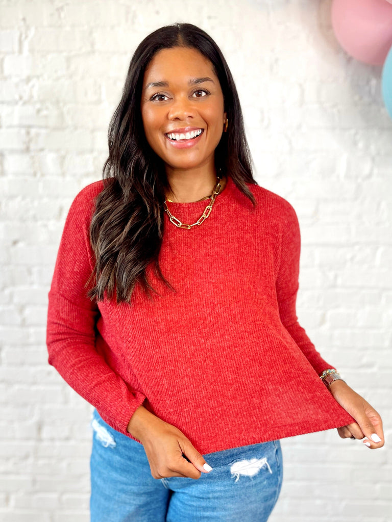 Changing Seasons Knit Red