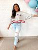 America Sequined Sweatshirt