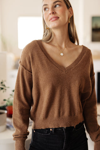 Just a Casual Crop Pullover