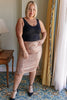 Let’s Make a Toast Sequined Skirt in Champagne