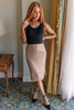 Let’s Make a Toast Sequined Skirt in Champagne