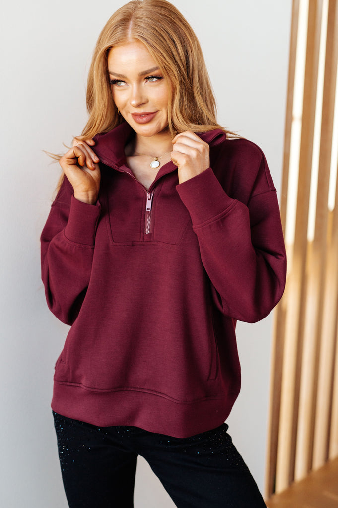 Handle That Half Zip Pullover