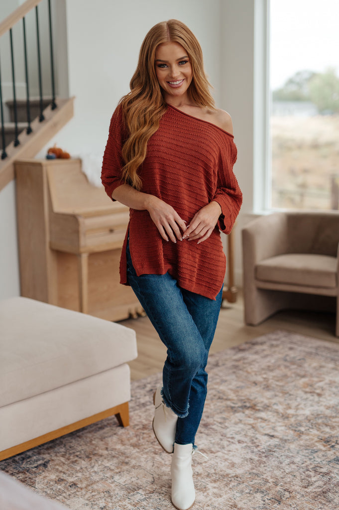 Roasting Chestnuts Knit Top
