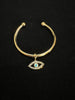 Evil Eye Charm Cuff