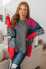 Xmas Tree Striped Cardigan