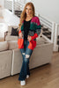 Xmas Tree Striped Cardigan