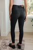 Octavia High Rise Control Top Skinny Jeans in Washed Black