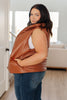 Persistence Pays Off Faux Leather Puffer Vest