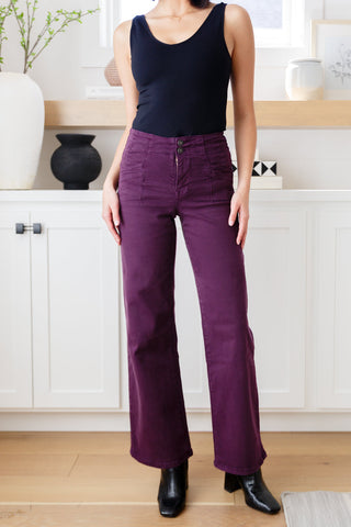 Willow Wide Leg Jean Olive