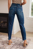 Phillipa High Rise Release Hem Slim Jeans