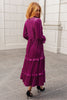 Velvet Flamenco Maxi Dress