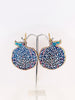Animal Print Pumpkin Earrings