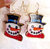 Snowman Earrings